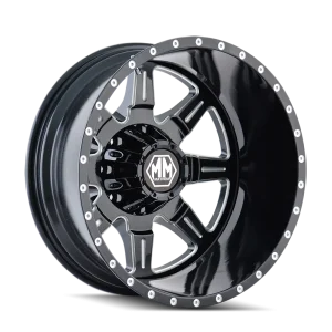 Mayhem – MONSTIR – Black – 17″x6.5″ -140mm – Summer Wheels – 8101-7681MR